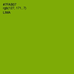 #7FAB07 - Lima Color Image