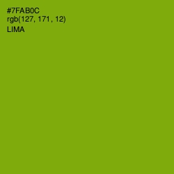 #7FAB0C - Lima Color Image