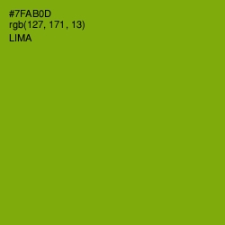 #7FAB0D - Lima Color Image