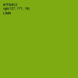 #7FAB12 - Lima Color Image