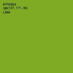 #7FAB24 - Lima Color Image