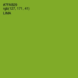 #7FAB29 - Lima Color Image