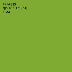 #7FAB33 - Lima Color Image