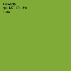 #7FAB36 - Lima Color Image