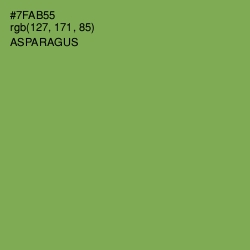 #7FAB55 - Asparagus Color Image