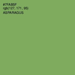 #7FAB5F - Asparagus Color Image