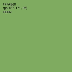 #7FAB60 - Fern Color Image