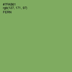 #7FAB61 - Fern Color Image