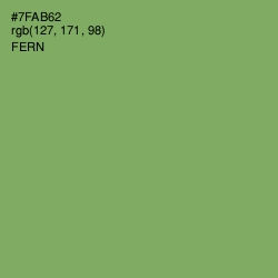 #7FAB62 - Fern Color Image