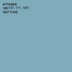 #7FABBB - Neptune Color Image