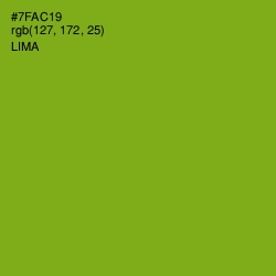 #7FAC19 - Lima Color Image