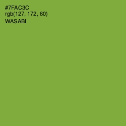 #7FAC3C - Wasabi Color Image