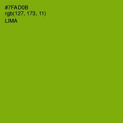 #7FAD0B - Lima Color Image