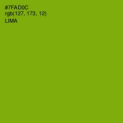 #7FAD0C - Lima Color Image