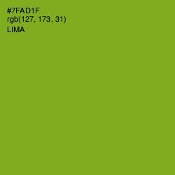 #7FAD1F - Lima Color Image