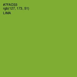 #7FAD33 - Lima Color Image