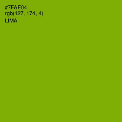 #7FAE04 - Lima Color Image