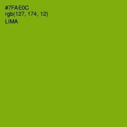 #7FAE0C - Lima Color Image