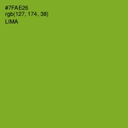 #7FAE26 - Lima Color Image