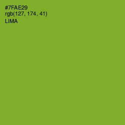 #7FAE29 - Lima Color Image