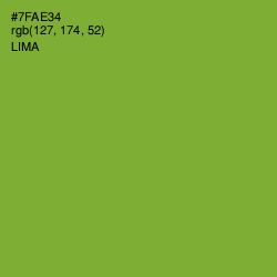 #7FAE34 - Lima Color Image