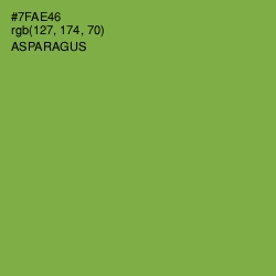 #7FAE46 - Asparagus Color Image