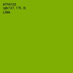 #7FAF03 - Lima Color Image