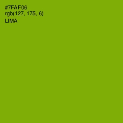 #7FAF06 - Lima Color Image