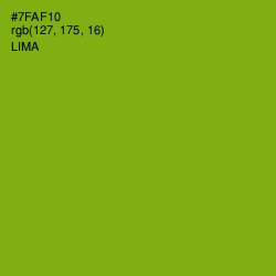 #7FAF10 - Lima Color Image