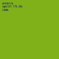 #7FAF19 - Lima Color Image