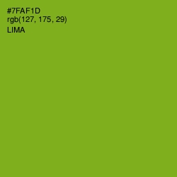 #7FAF1D - Lima Color Image