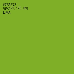 #7FAF27 - Lima Color Image