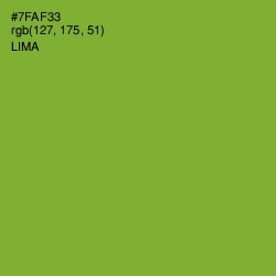 #7FAF33 - Lima Color Image