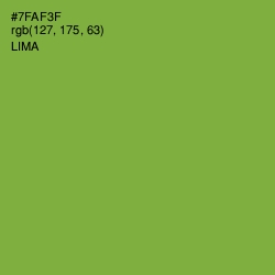 #7FAF3F - Lima Color Image