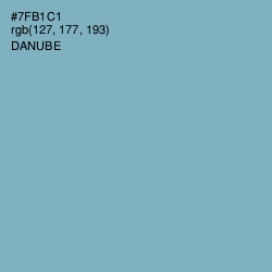 #7FB1C1 - Danube Color Image