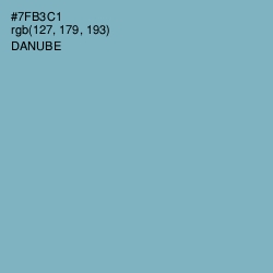 #7FB3C1 - Danube Color Image