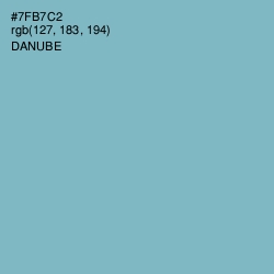 #7FB7C2 - Danube Color Image