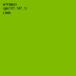 #7FBB01 - Lima Color Image