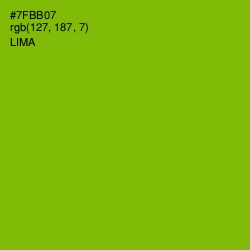 #7FBB07 - Lima Color Image