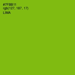 #7FBB11 - Lima Color Image