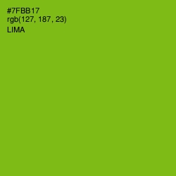 #7FBB17 - Lima Color Image