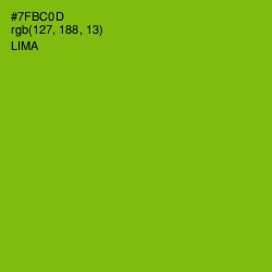 #7FBC0D - Lima Color Image