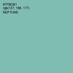 #7FBCB1 - Neptune Color Image