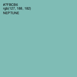 #7FBCB6 - Neptune Color Image