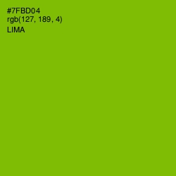 #7FBD04 - Lima Color Image