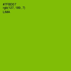 #7FBD07 - Lima Color Image