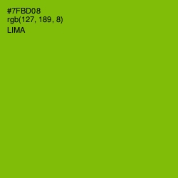 #7FBD08 - Lima Color Image