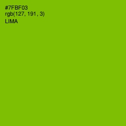 #7FBF03 - Lima Color Image