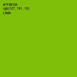 #7FBF0A - Lima Color Image