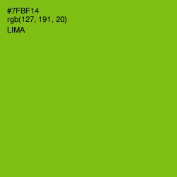 #7FBF14 - Lima Color Image